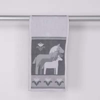 Löpare (Grå, Vit, Svart) från Ekelund Bomull