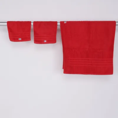Badhanddoek (Rood) van Lexington Katoen