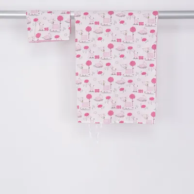 Bed set (White, Pink, Multicolored) from Baby Dan