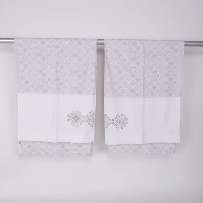 Mörkläggningsgardin (Vit, Flerfärgad) från Jotex Bomull