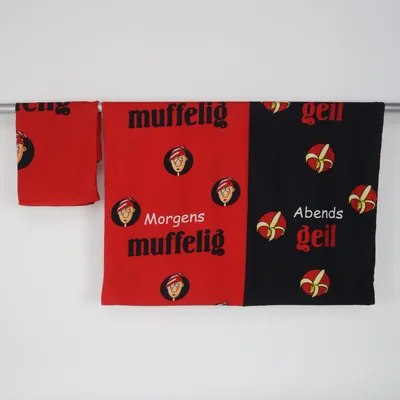 Bed set (Black, Red, White) from Bertels Textil Polyester