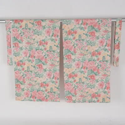 Gardinfag (Pink, Grøn, Beige)