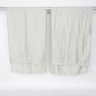 Gordijn aan roede (Groen) van Rusta Polyester