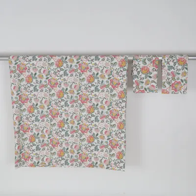 Bed set (White, Pink, Green, Multicolored) from IKEA Polyester, Viscose