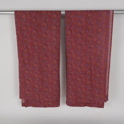 Rod pocket curtain (Red, Purple, Orange)