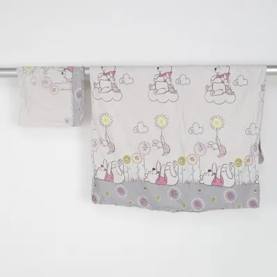 Bed set (Beige, Multicolored) from Disney Cotton