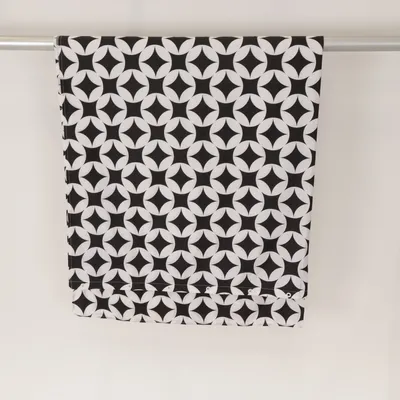 Rideau de douche (Noir, Blanc) de Miomare Polyester