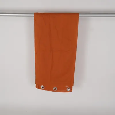 Øjenlågsgardin (Orange) fra Textilgruppen Bomuld