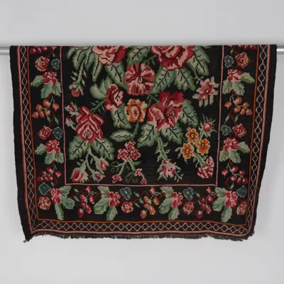 Tapis Röllakan (Noir, Multicolore)