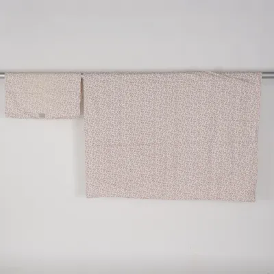Bed set (White, Brown) from Cam Cam Copenhagen Metallic fiber, Organic cotton