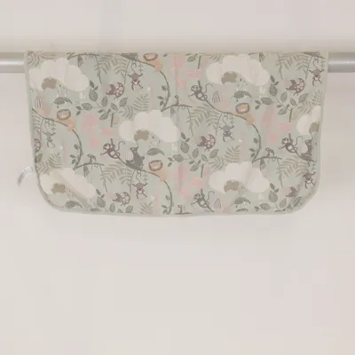 Baby blanket (Green, Multicolored) from Little Roomies Organic cotton
