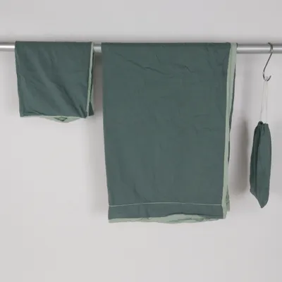 Bed set (Green) from Living Crafts Organic cotton