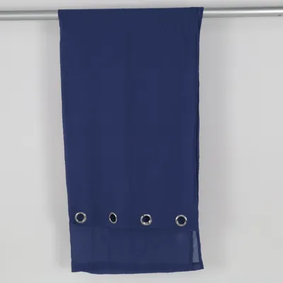 Rideau à œillets (Bleu) de Maisons du Monde Coton, Polyester