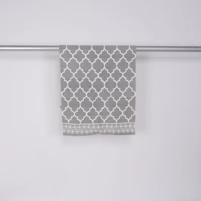 Geweven tapijt (Grijs, Wit) van H&M Home Katoen