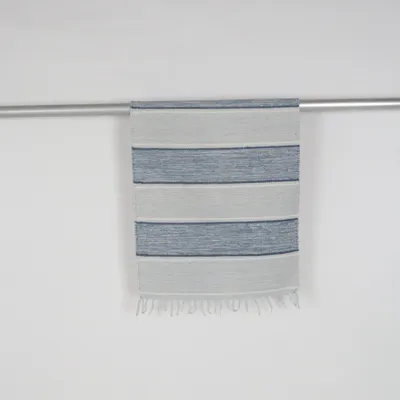 Vävd matta (Blå, Grå)