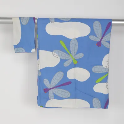 Bäddset (Blå, Vit, Flerfärgad) från IKEA Bomull