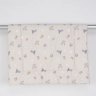 Babyfilt (Beige, Flerfärgad) från Alvi Bomull, Polyester