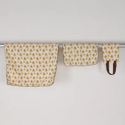Bäddset (Vit, Gul, Brun) från Ferm Living