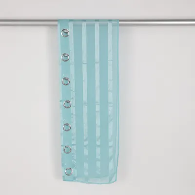 Öljettgardin (Turkos) från Solbacka Hemtextil