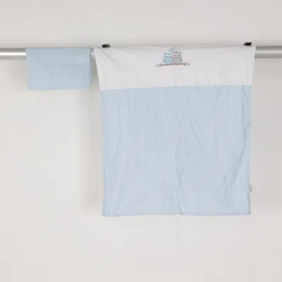 Parure de lit (Bleu, Blanc) de Baby Dan Coton