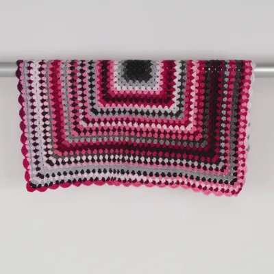 Baby blanket (Pink, Gray, Multicolored)