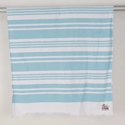 Badhanddoek (Blauw, Wit) van Disney Katoen