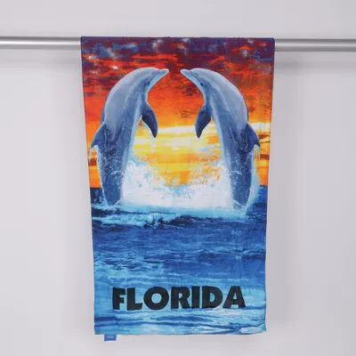 Bath towel (Blue, Orange) from Copa Cotton