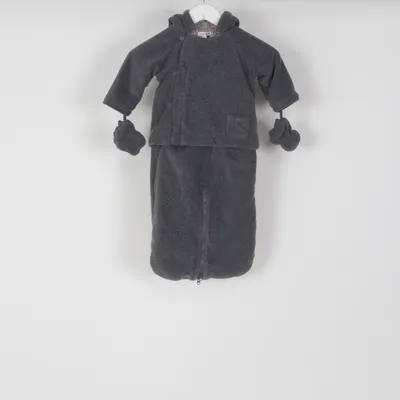 Fußsack (Grau) von Vertbaudet Baumwolle, Polyester