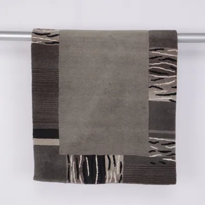 Kortluggad matta (Grå, Vit, Beige)