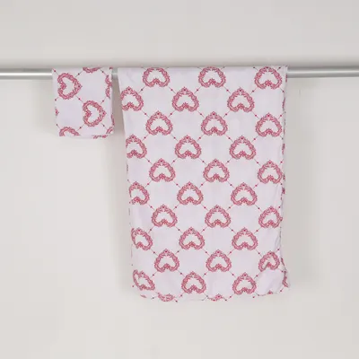 Bäddset (Vit, Röd) från Rusta Home Polyester
