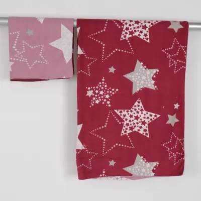 Parure de lit (Rose, Gris, Blanc) de Meradiso Polyester