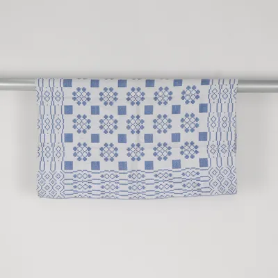 Tafelkleed (Blauw, Wit)