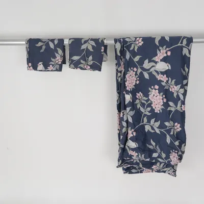 Bäddset (Blå, Rosa, Grön) från Hemtex Bomull