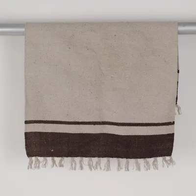 Tapis tissé (Beige, Marron) de Søstrene Grene Coton, Polyester