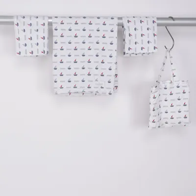 Bed set (White, Multicolored) from Greengate Organic cotton