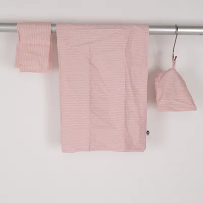 Bed set (Pink, White) from Mini Mys