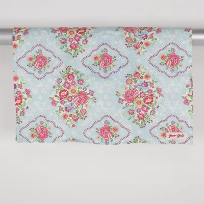 Chemin de table (Bleu, Rose, Vert) de Green Gate Coton