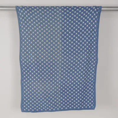 Baby blanket (Blue, White) from Grand Design