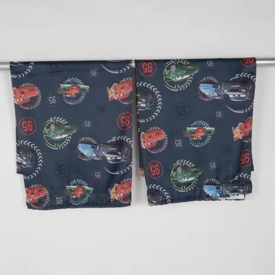 Pleat curtain (Blue, Multicolored) from Almedahls Polyester