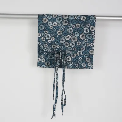 Hissgardin (Blå, Flerfärgad) från Spira of Sweden Bomull