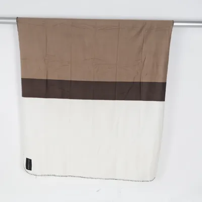 Blanket (Beige, Brown) from Kosta Linnewäfveri Recycled polyester
