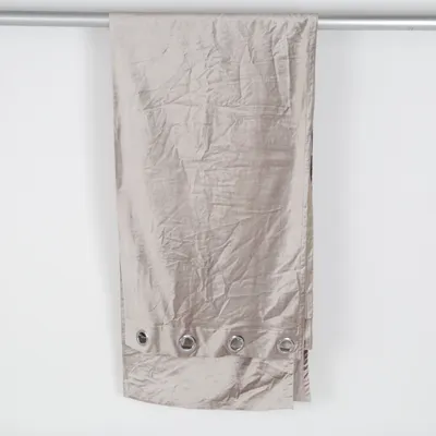 Rideau à œillets (Beige) de Eight Mood Coton, Viscose