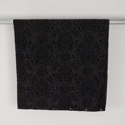 Øjenlågsgardin (Grå, Sort) fra Killstar Polyester