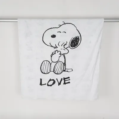 Housse de couette (Blanc) de Snoopy Coton