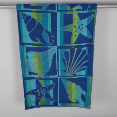 Serviette de plage (Bleu, Vert, Multicolore) Coton