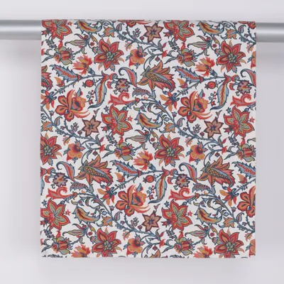 Tablecloth (White, Multicolored) Cotton