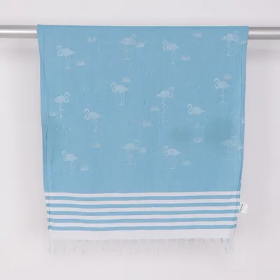 Filt (Blå) Bomull, Polyester