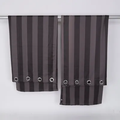 Zonverduisterende gordijnen (Grijs, Zwart) van Jotex Polyester