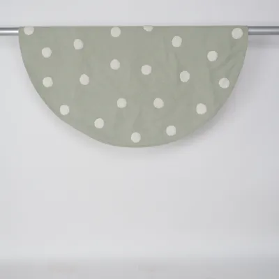 Short pile rug (Green, White) from H&M Cotton