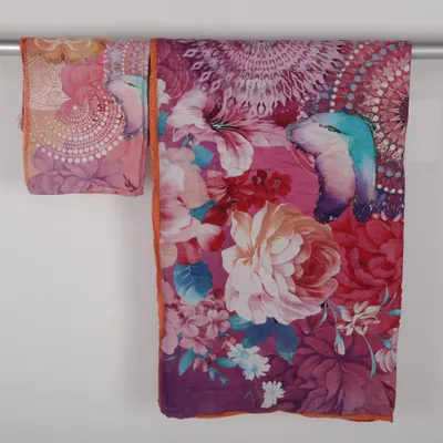 Bäddset (Orange, Rosa, Flerfärgad) från Hip Bomull